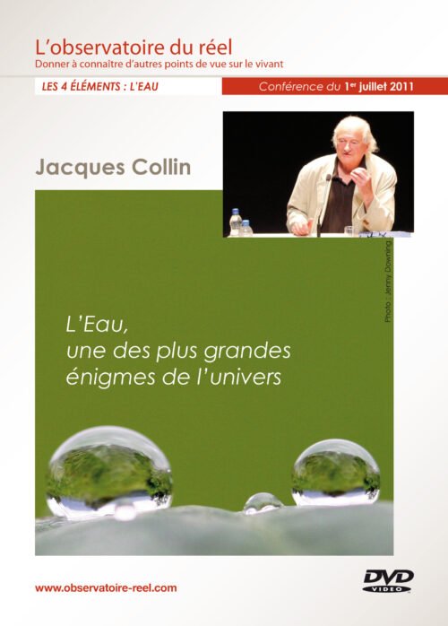 Jacques Collin, "L'eau, une des plus grandes énigmes de l'univers"